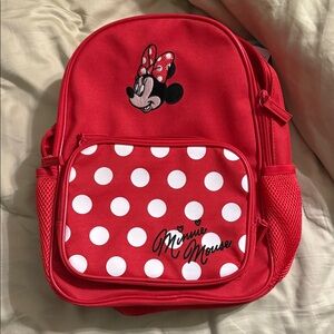 Disney Minnie Mouse Red Polka Dot Backpack